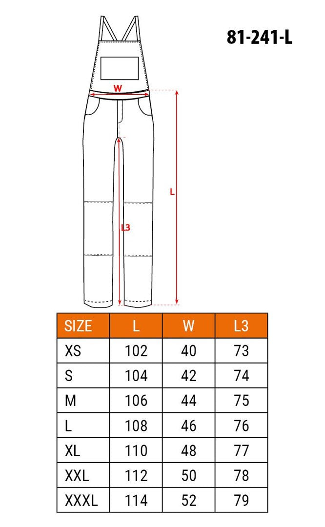NEO TOOLS Trousers Polyester Cotton Blend Size L Model TOP-81-241-L