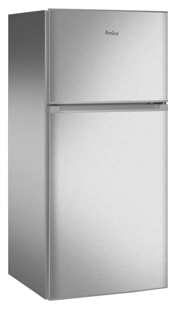 Amica Silver Refrigerator with Freezer 167 L FD2015.4X(E)