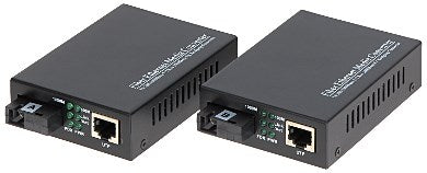 MEDIA SINGLE MODE Fiber Optic Converter with SC Connector
