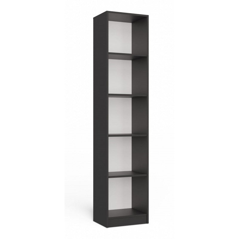 Onyx R40 Anthracite Bookcase - Classic Shelf for Books and Files