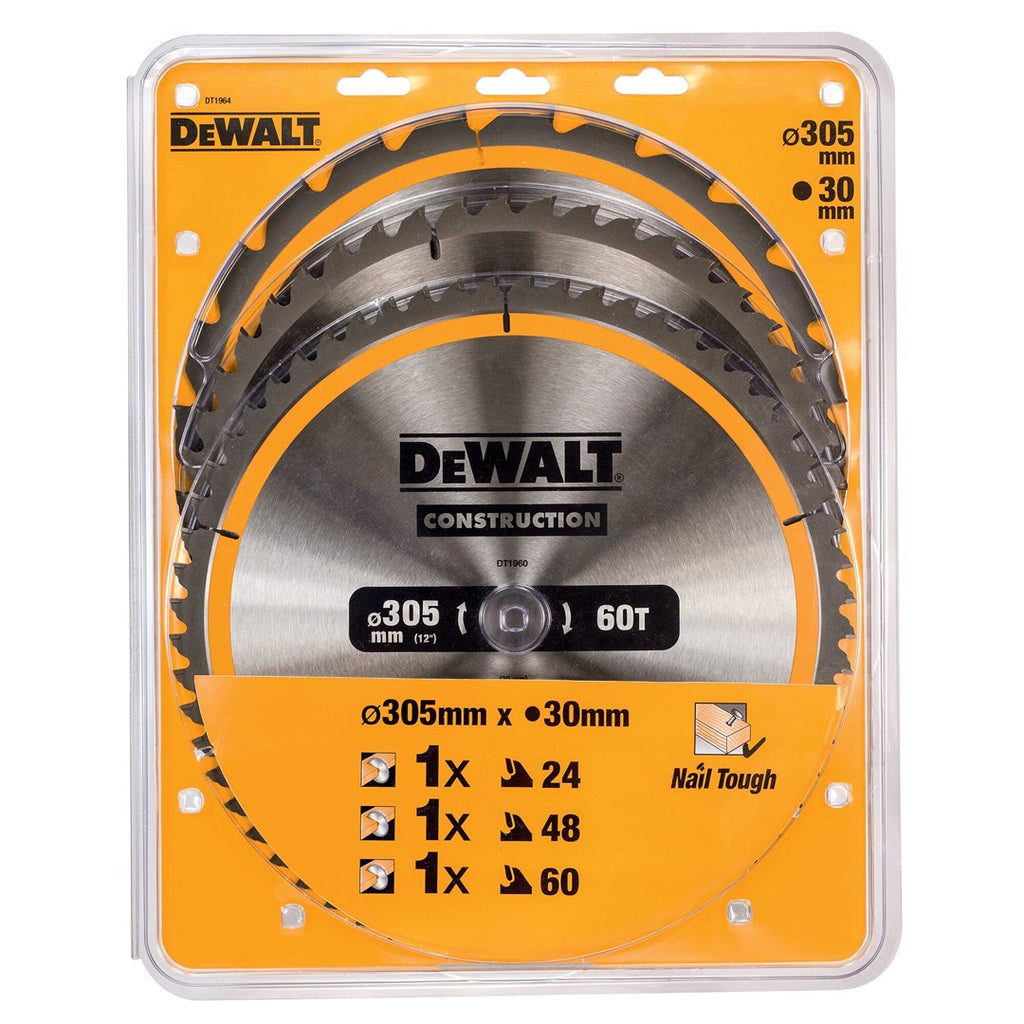 DeWALT Circular Saw Blade 305 mm 24T 48T 60T DT1964-QZ
