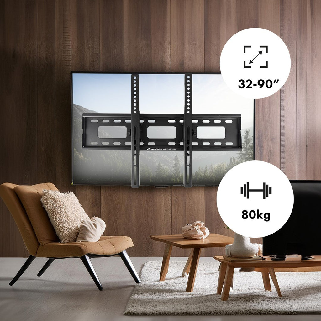 Maclean MC-421 Wall Mount Bracket for 32-90" TVs VESA 600x400 80 KG