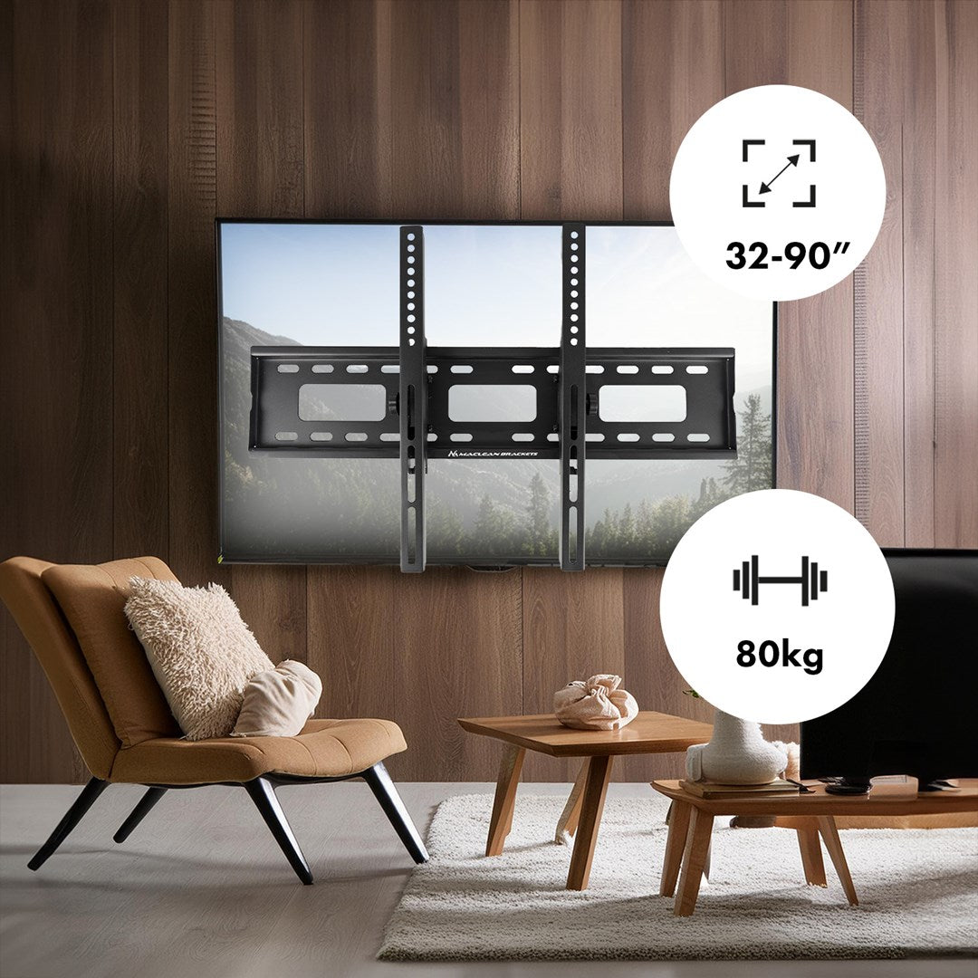 Maclean MC-421 Wall Mount Bracket for 32-90" TVs VESA 600x400 80 KG