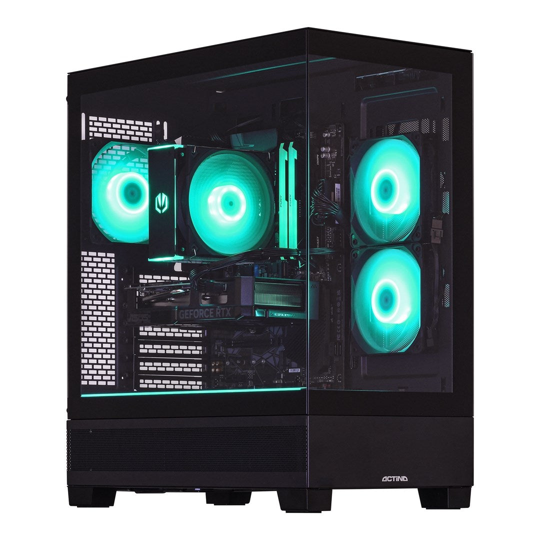 Actina PC AMD Ryzen™ 5 5500 16GB DDR4 1TB SSD AMD Radeon RX 7600 Midi Tower Black