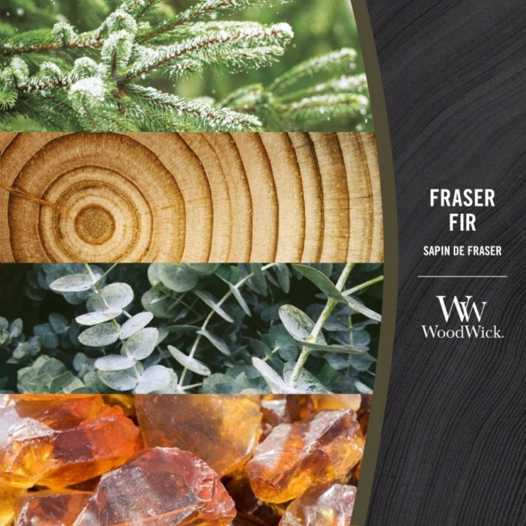 WoodWick Large Scented Candle FRASER FIR 1135 g | Model: 2674131E