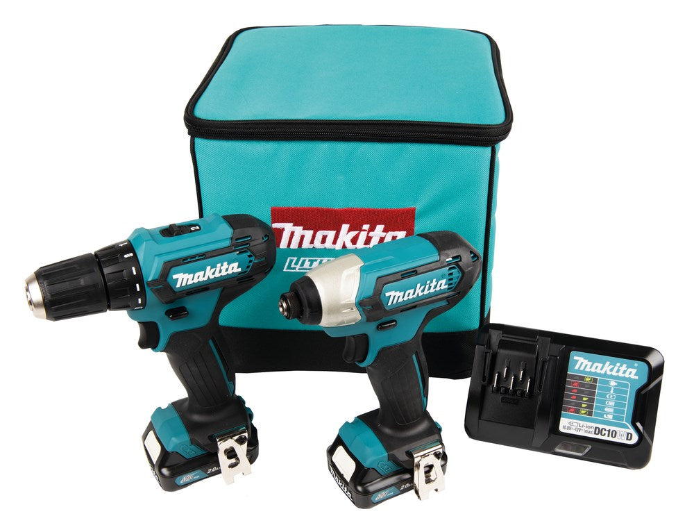 MAKITA Tool Set 12V MAX 4640 g 305 mm x 305 mm x 290 mm Model CLX224A