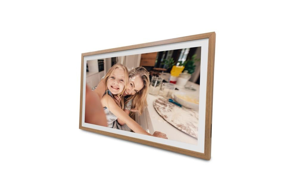 Denver PFF-3263LW Digital Photo Frame Wood 80 cm (31.5") Touchscreen Wi-Fi
