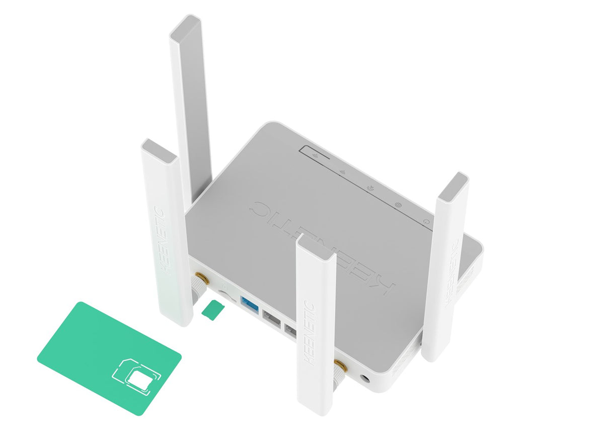 Keenetic 4 G Modem Router KN-4910 - AC1200, WLAN 1200 Mbit/s, Dual-Band