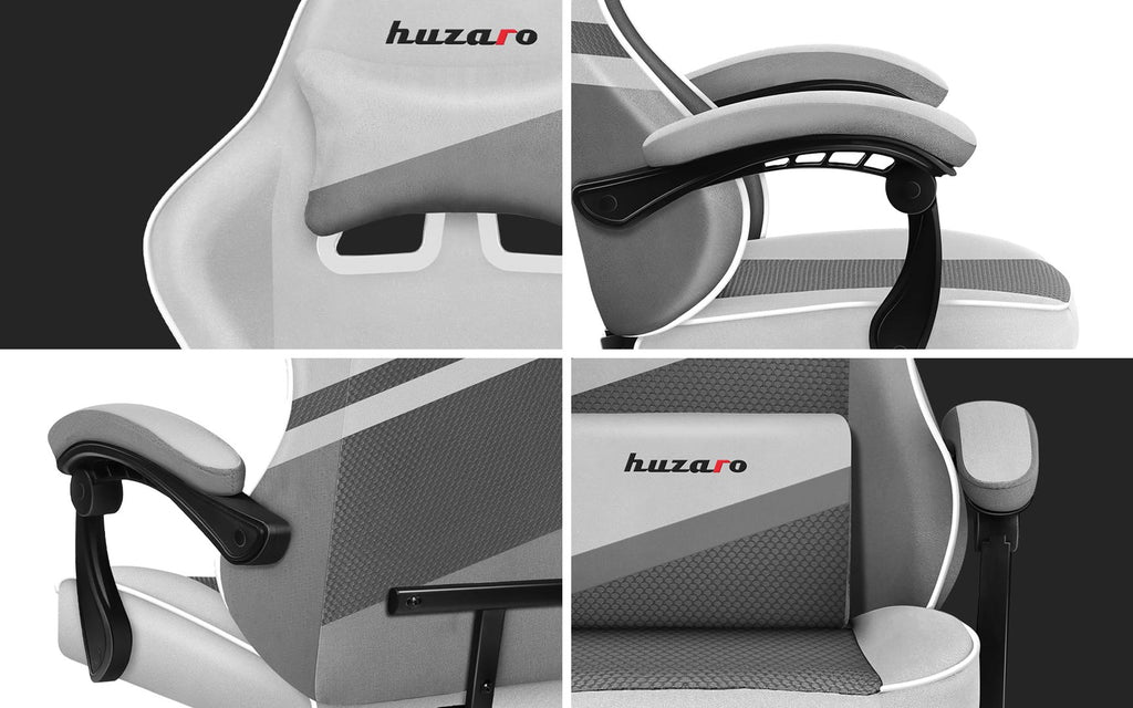 Huzaro Force 4.4 White Mesh Gaming Chair