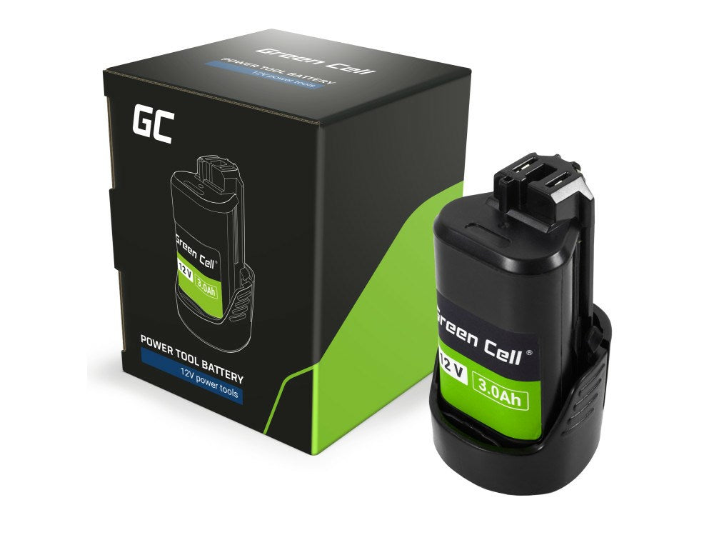 Green Cell Battery 12V 3Ah Compatible with Bosch PTBO12V3