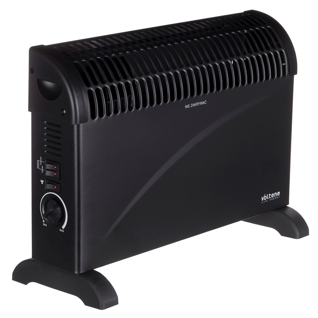 Volteno Electric Convector Heater 2000W Adjustable Thermostat Indoor Use VO2783