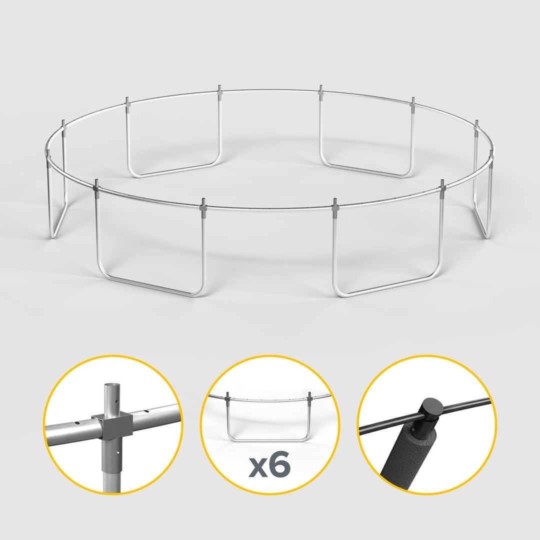 Rebel Trampoline RBA-8004 14FT/427 CM Gym and Fitness 71000 g 440 mm x 1175 mm x 540 mm