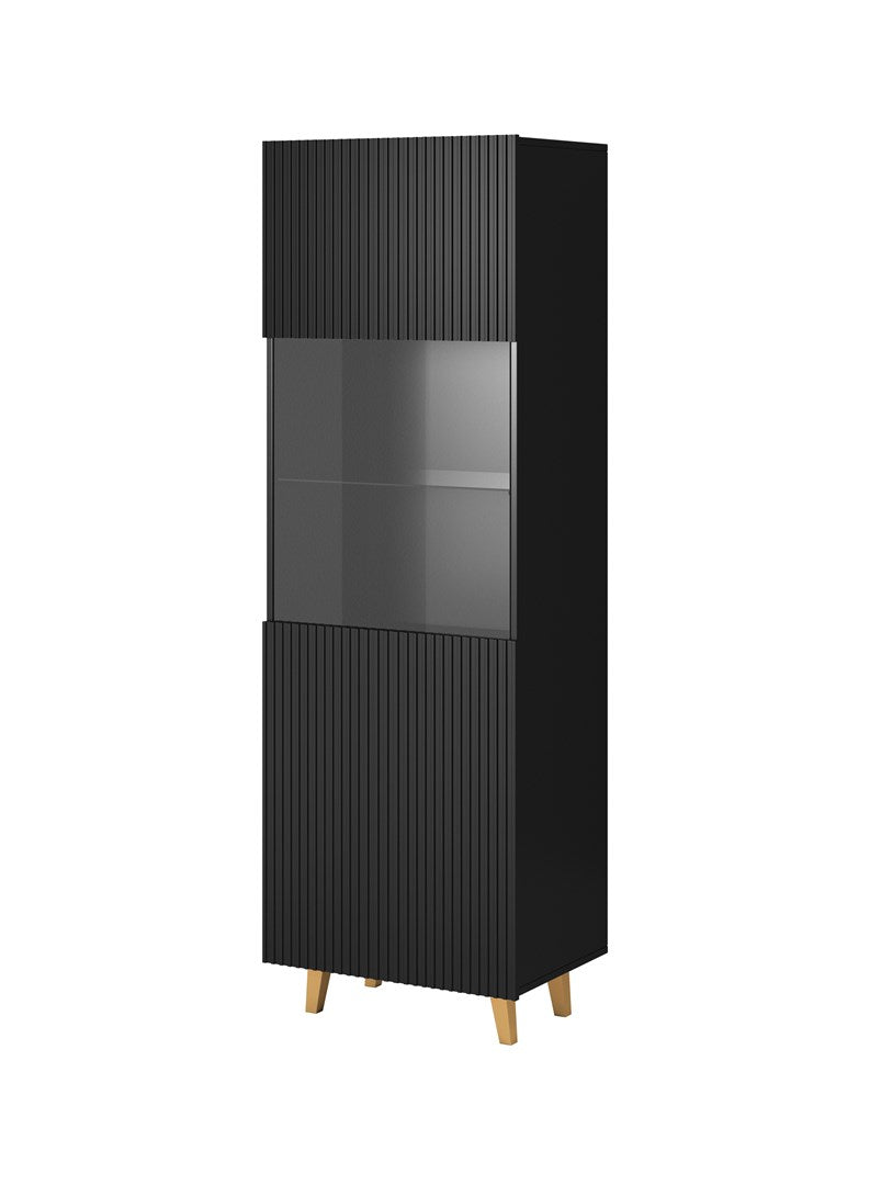 Display cabinet PAFOS 60x40x182 mat black