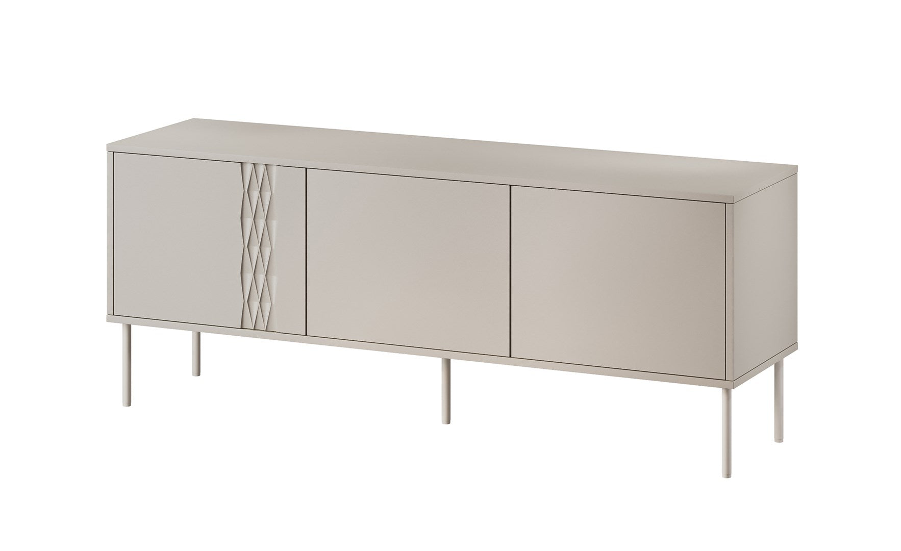 Cama TRESSE 3D TV Cabinet 150x40x55 cm Cashmere Matt