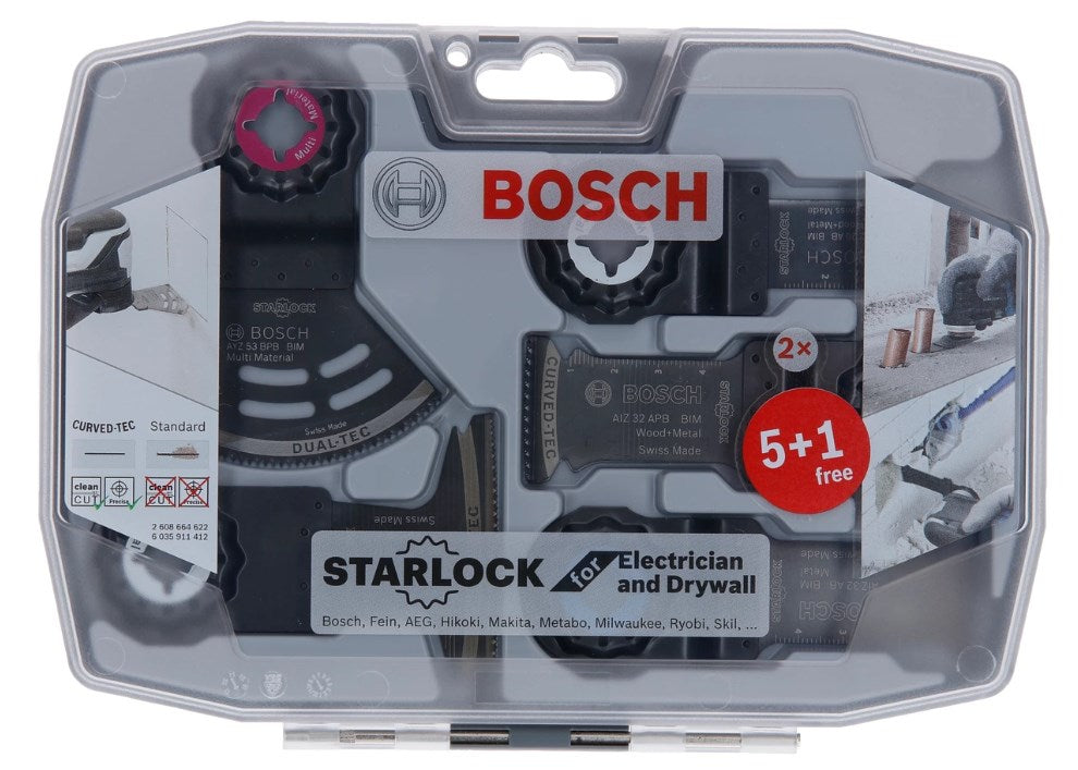 Bosch 2608664622 Plunge Saw Blade Set 6-Piece