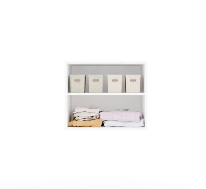 OPENO 60 WHITE Extension Unit – Modular Wardrobe Shelf  60 cm  for the Bedroom
