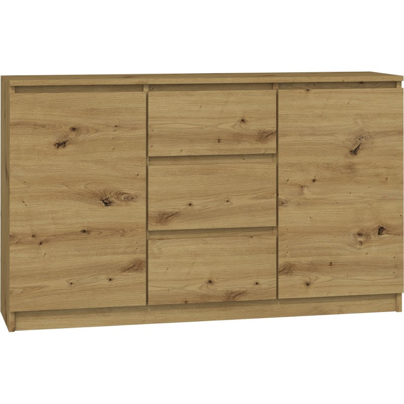 2D3S Chest of Drawers 120 cm Artisan Oak 2D3S