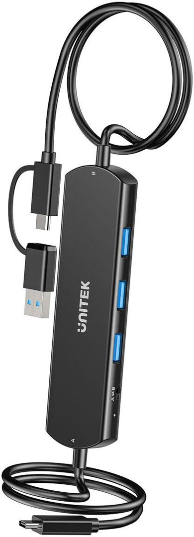 Unitek KVM Hub 10 Gbps – Switch Between 2 Hosts 3×USB-A