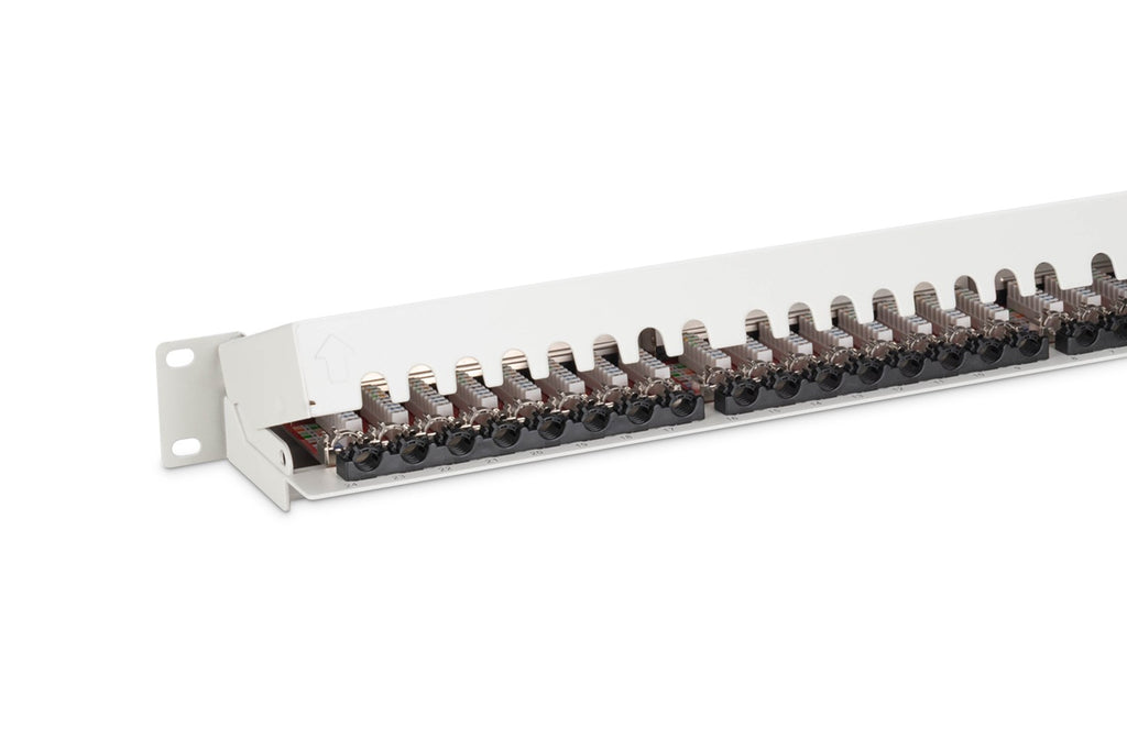 DIGITUS Professional Patch Panel - RJ-45 X 24 - 1U - Hellgrau, RAL 7035 - Model DN-91624S-EA