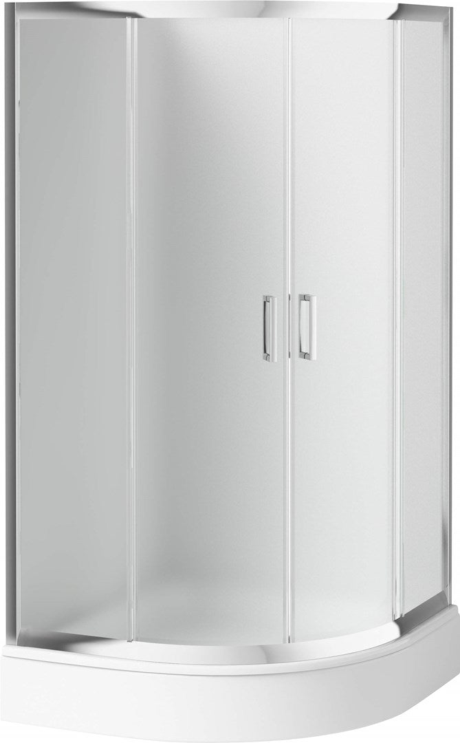 Semicircular shower enclosure 90x90 cm - height 170 cm