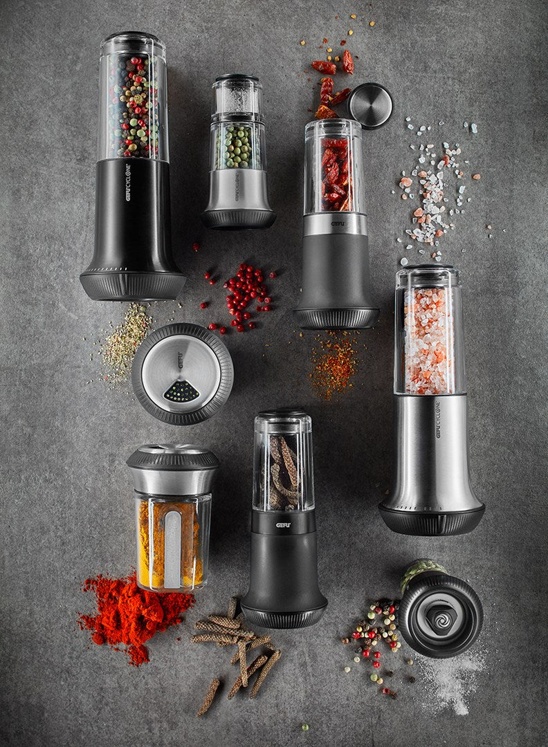 GEFU Rotary Grater and Spiralizer Black Transparent TWM_924802