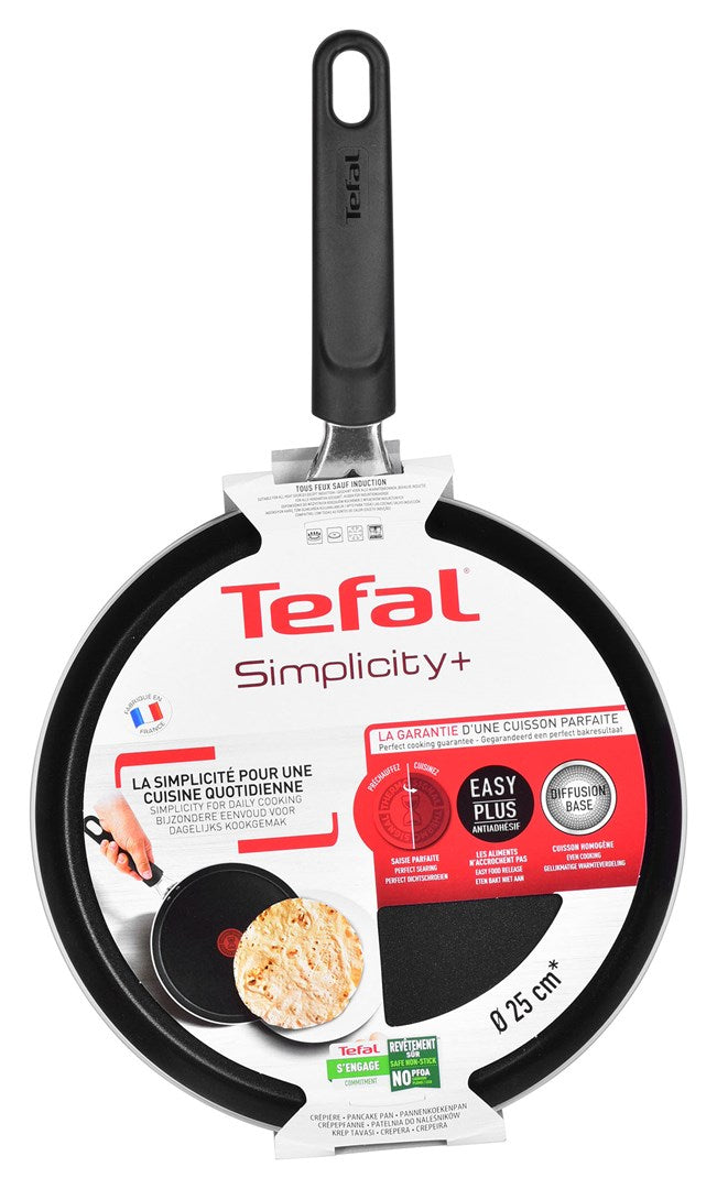 Tefal Simplicity 25 cm Pancake Pan Non-Stick B5821902