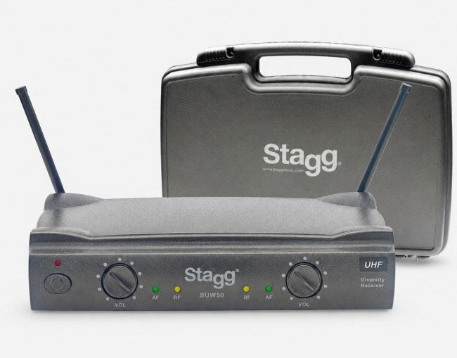 Stagg SUW 50 MM FH EU Wireless UHF System Black 60 m Range