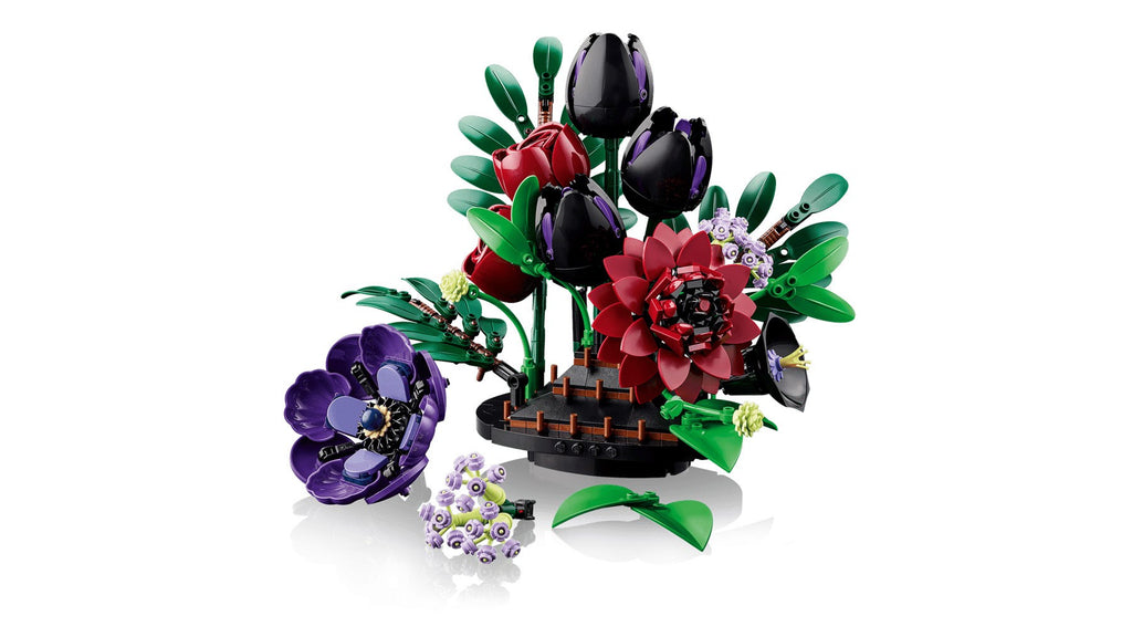 LEGO BOTANICALS Dark Flower Arrangement Building Blocks 562 Pieces Ages 18+ Model 11513