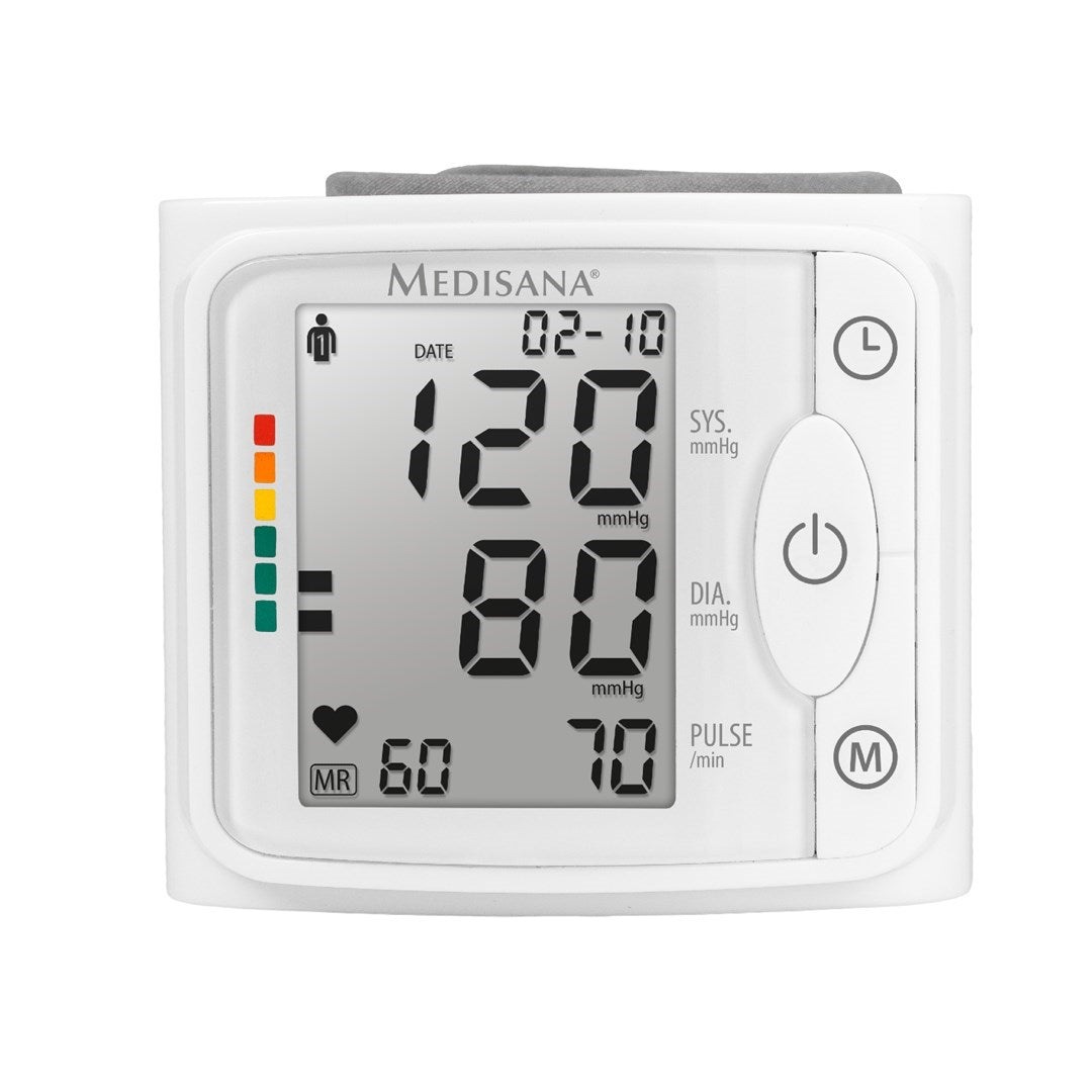 MEDISANA Wrist Blood Pressure Monitor - BW 320 - Arrhythmia Measurement - XL Digits