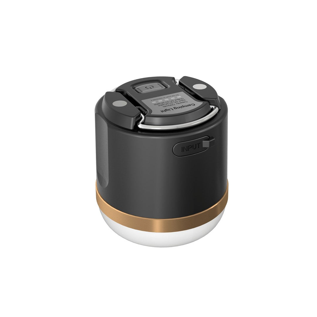 EcoFlow SCLI-B - Camping Lantern - 400 lm - Battery-powered - IP54 - Black, Gold, White