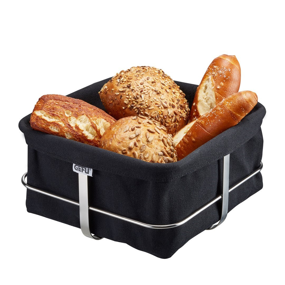GEFU Rectangular BRUNCH Bread Basket G-33670 - 450 g, 220x220x120mm