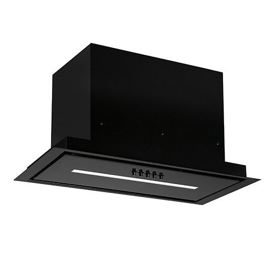 MAAN Helios 60 Push Button Undermounted Canopy 595 m3/h  Black