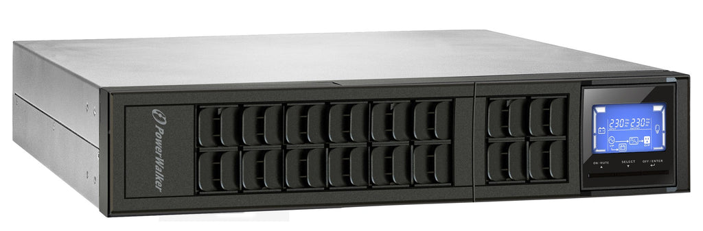 PowerWalker VFI 1000CRM LCD Online UPS 1 kVA 800 W 3 AC Outlets