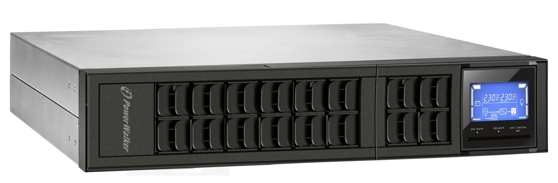 PowerWalker VFI 1000CRM LCD Online UPS 1 kVA 800 W 3 AC Outlets