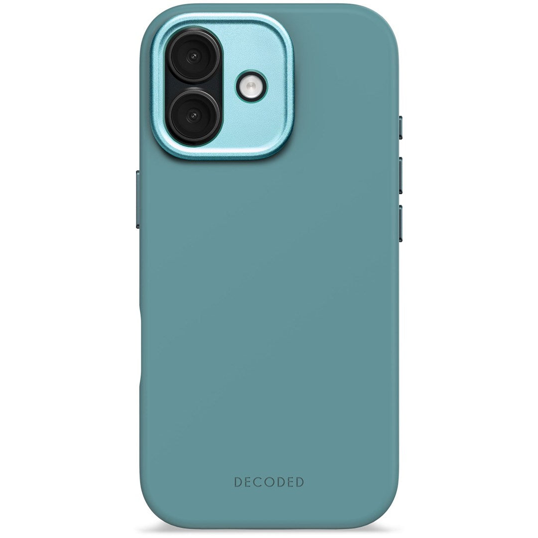 Decoded Silicone Case iPhone 17 Retro Blue with MagSafe (D25IPO17BCS9RB)