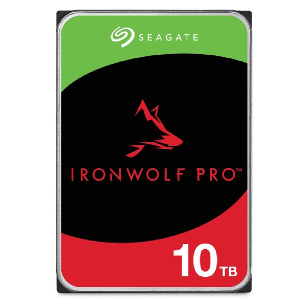 Seagate IronWolf Pro ST10000NT001 - Festplatte - 10TB - intern - 3.5" (8,9 cm) - SATA 6Gb/s - 7200 U/min - Puffer: 256MB - mit 3 Jahre Seagate Rescue Datenwiederherstellung (ST10000NT001)