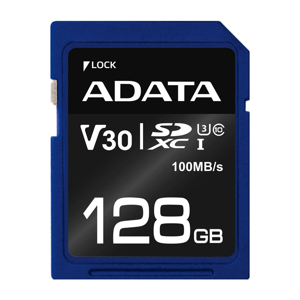 ADATA SDXC Memory Card 128 GB UHS-I Class 10 ASDX128GUI3V30S-R