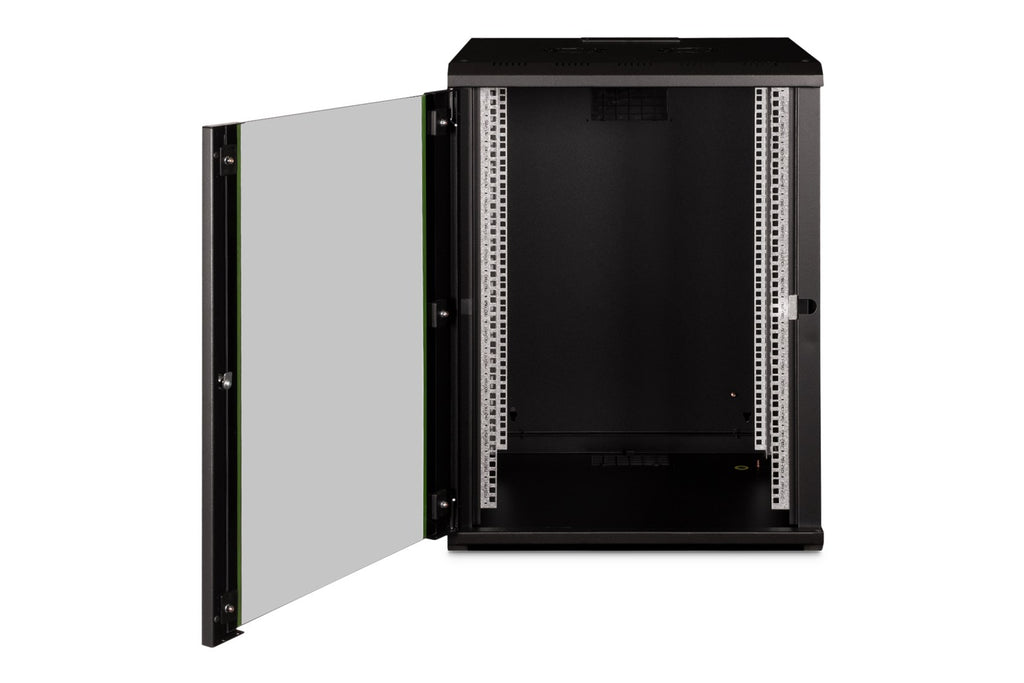 DIGITUS Wall-mounted Rack 16U 600x600 mm Black DN-19 16U-6/6-SW