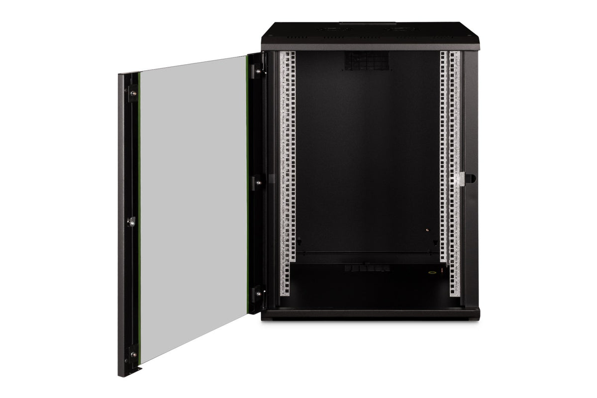 DIGITUS Wall-mounted Rack 16U 600x600 mm Black DN-19 16U-6/6-SW