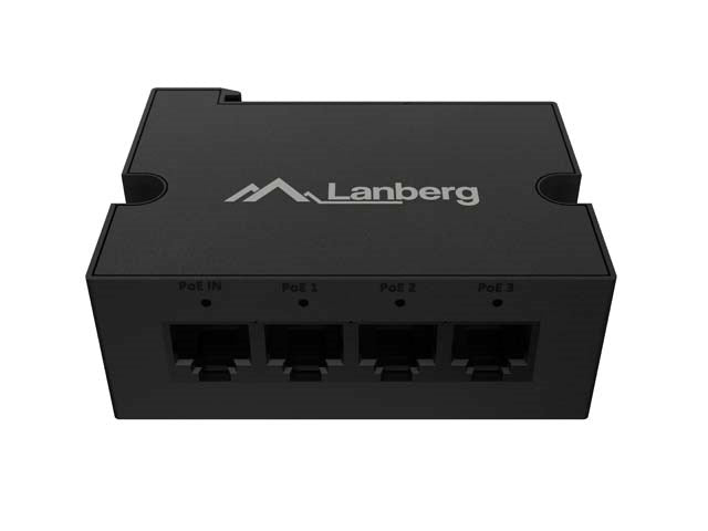 Lanberg DIN Rail Switch 4 Ports 10/100 Mbps Unmanaged DIN-FE4-AT-30W