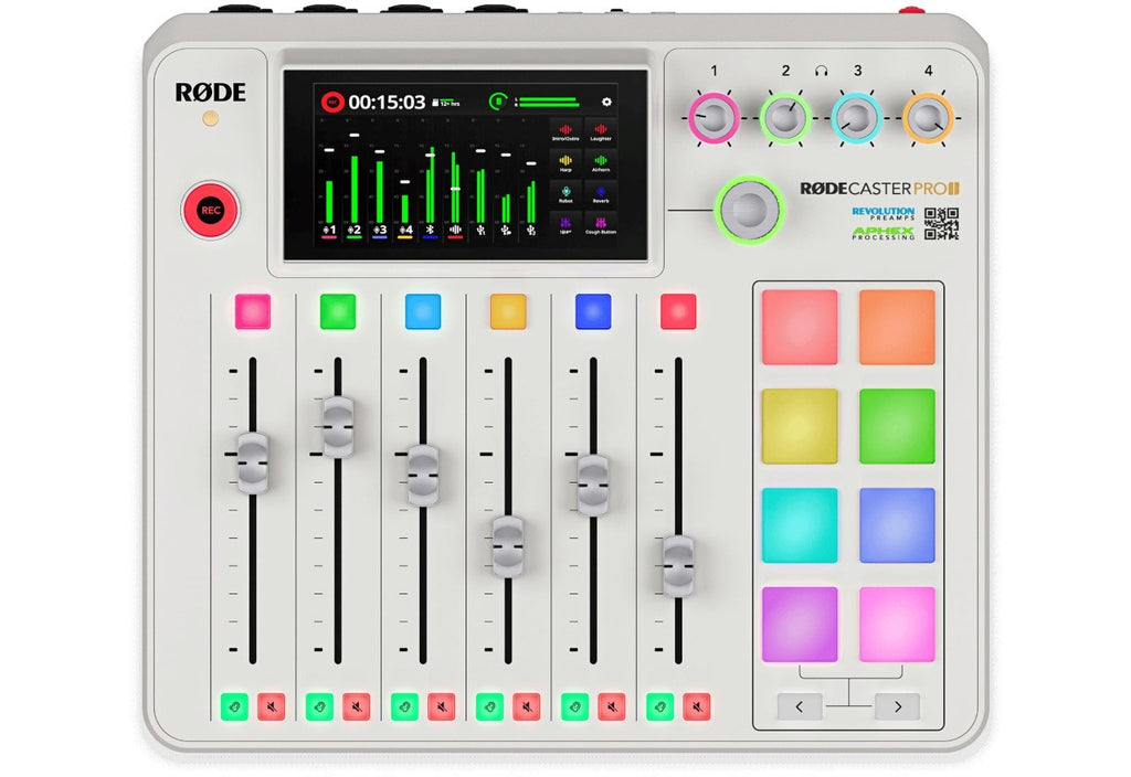 RODE RODECaster Pro II White - Podcast Production Studio