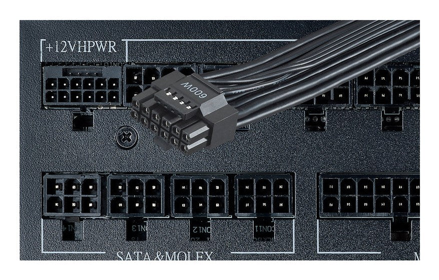 AZZA PSAZ-1000P Power Supply 1000W 80+ Platinum PCIe 5.0 ATX3.0 PCIe5.0