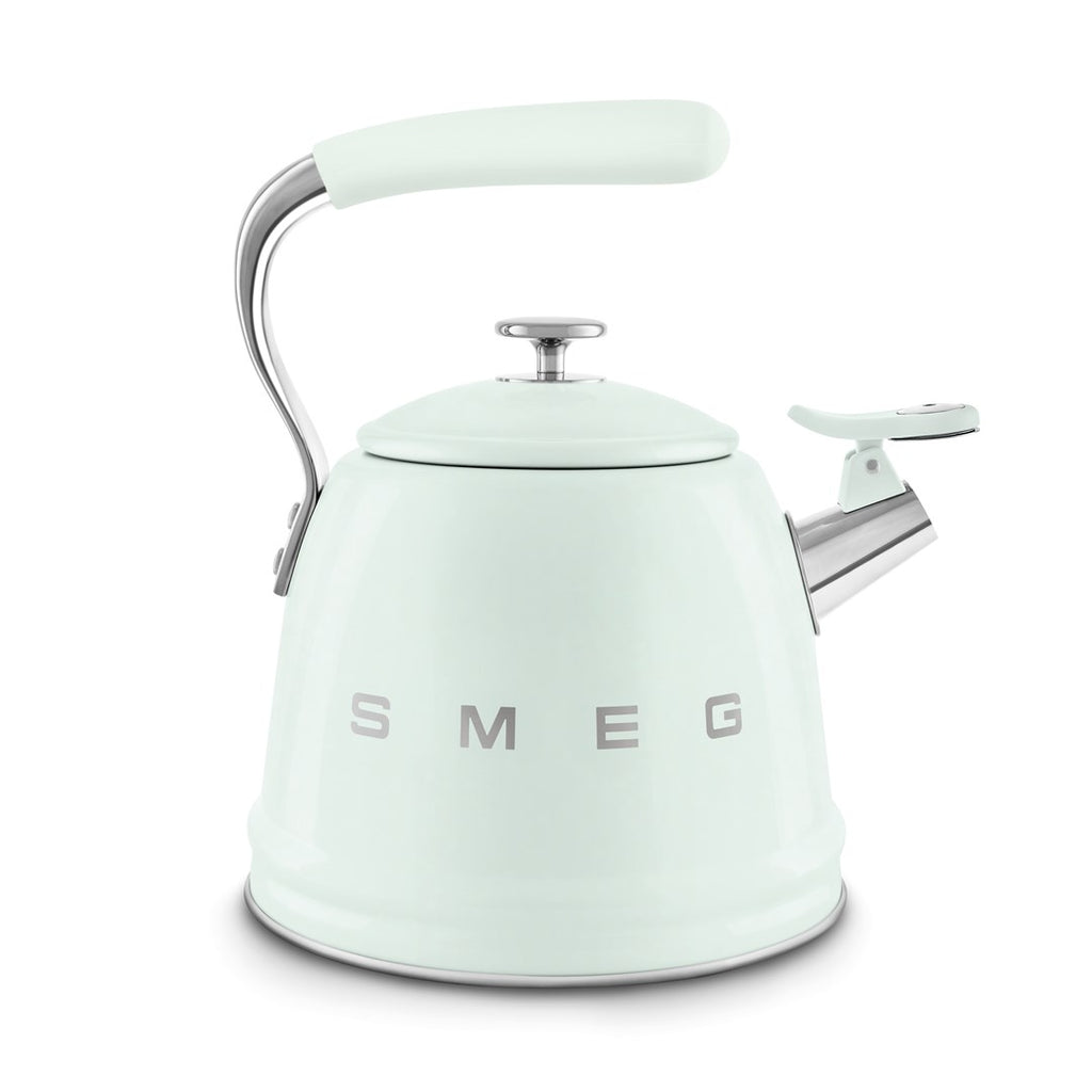 SMEG Non-Electric Kettle 2.3 L Stainless Steel Pastel Green WKF01PG