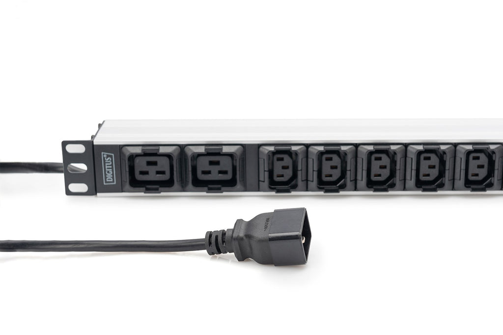 DIGITUS Power Distribution Unit - Rack-Mountable - AC 230 V - 1U - DN-95427 1-phase C20 C13 C19