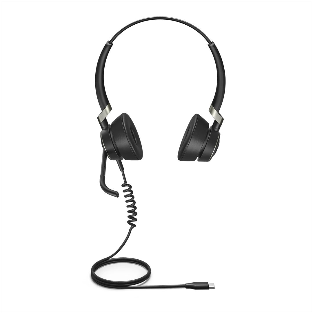 Jabra Engage 50 Stereo USB-C Headset, 3-Microphone Technology, Integrated Software