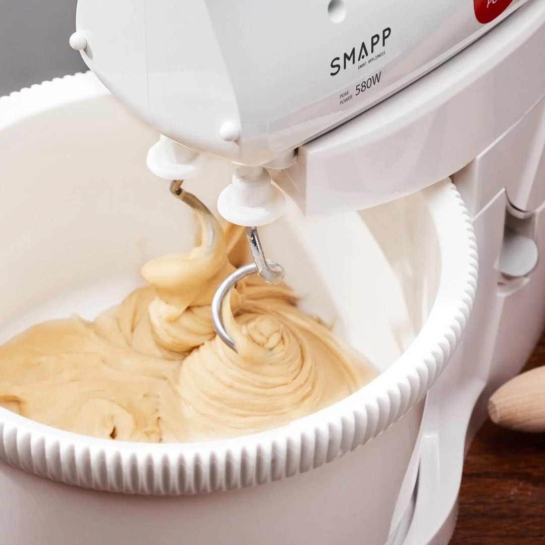 SMAPP Hand Mixer 580 W with 2 Bowls 451.66 White