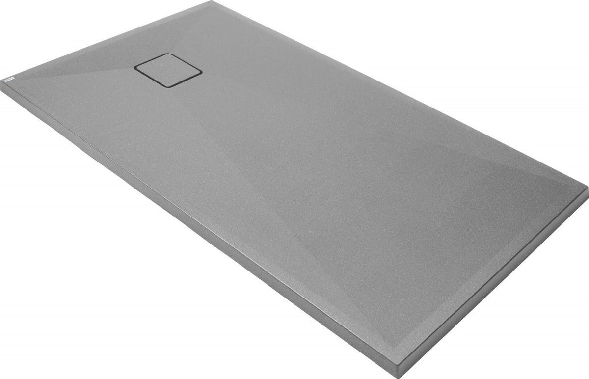 Deante Rectangular Granite Shower Tray 140x70 cm Metallic Gray KQR S77B