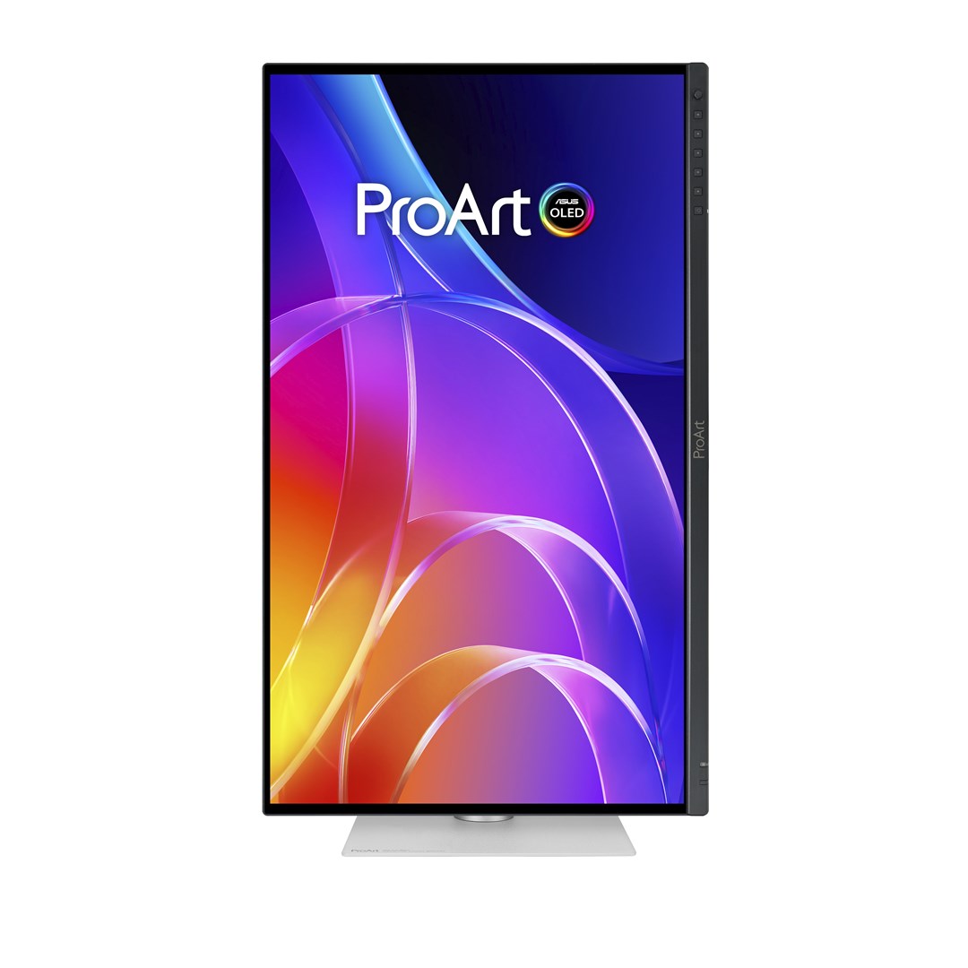 ASUS ProArt OLED PA279CDV computer monitor 67.3 cm (26.5 ) 3840 x 2160 pixels 4K Ultra HD QD-OLED Black  Silver