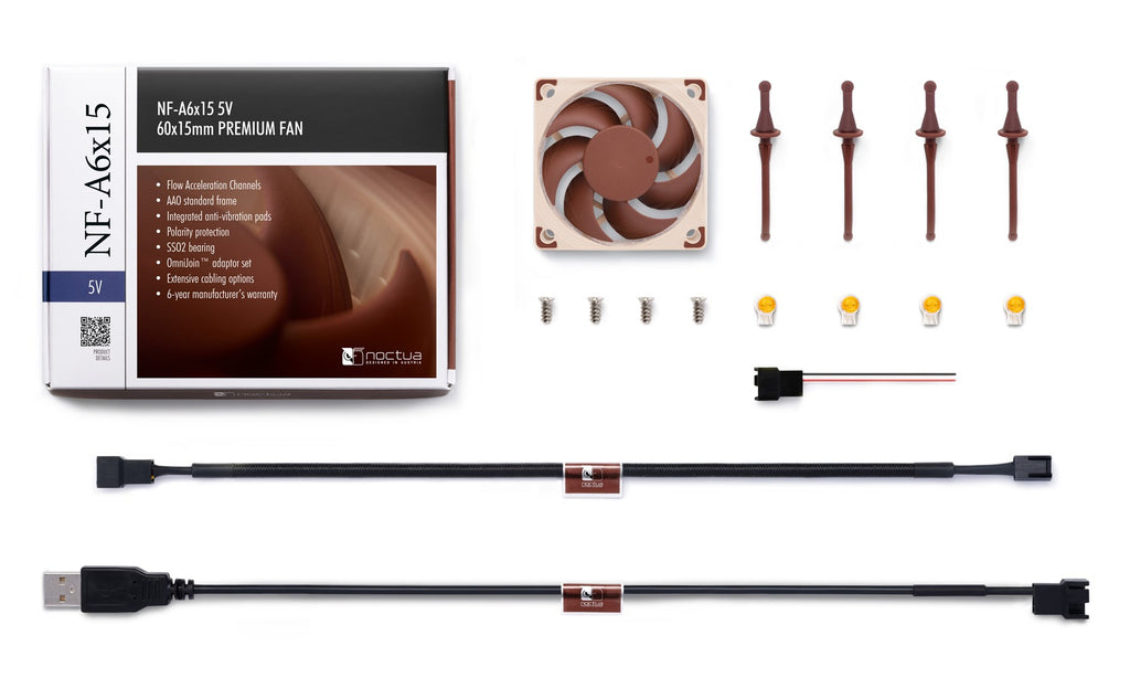 Noctua NF-A6x15 5V 60x15mm  5V premium fan