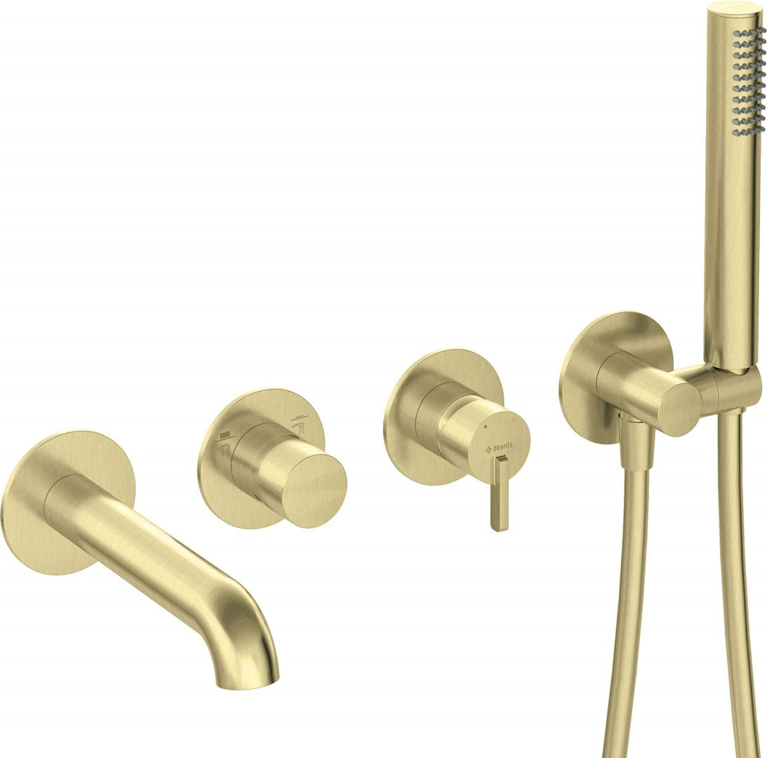 deante 4-Hole Concealed Bathtub Mixer 3442 g 207 mm Width BQS_R18P